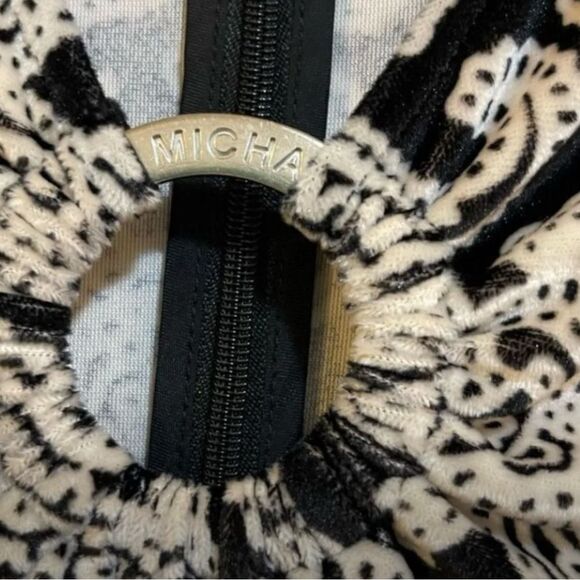 Michael Kors Paisley Print Velvet Jumpsuit Size XL - Picture 10 of 16